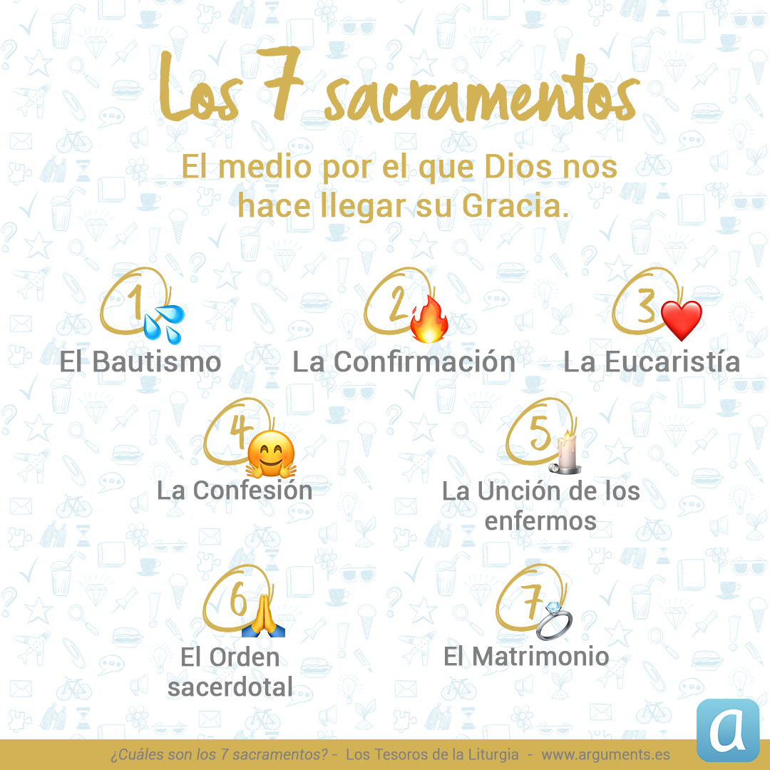 Qué son los sacramentos y cuáles son los más importantes